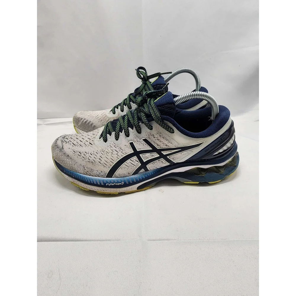 ASICS GEL-Kayano 27 Running Shoes Men's 1011A767 Athletic Comfort White Used